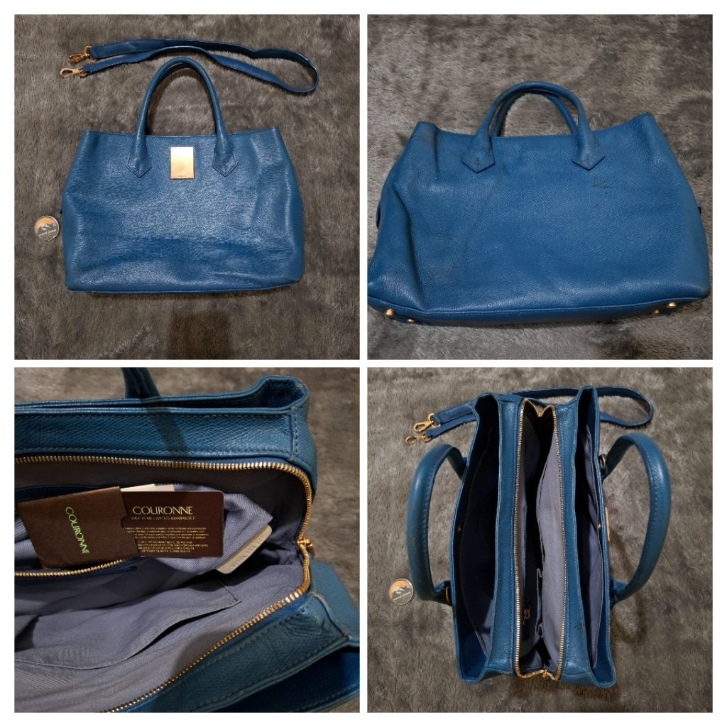 tas kulas wanita corun warna biru