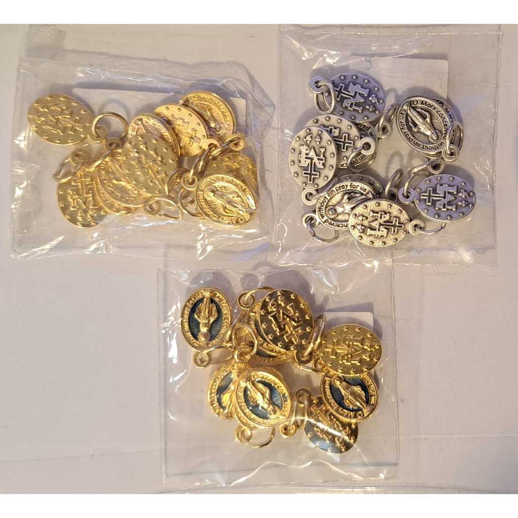 Medali Wasiat - Maria Miracolosa (PAKET ISI 10 PCS) 1.2 cm, Italy