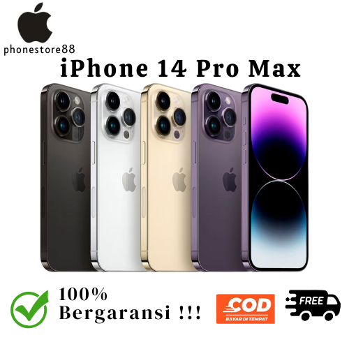 IP 14 PRO MAX 128GB | 256GB | 512GB FULLSET MULUS BEBAS RESET