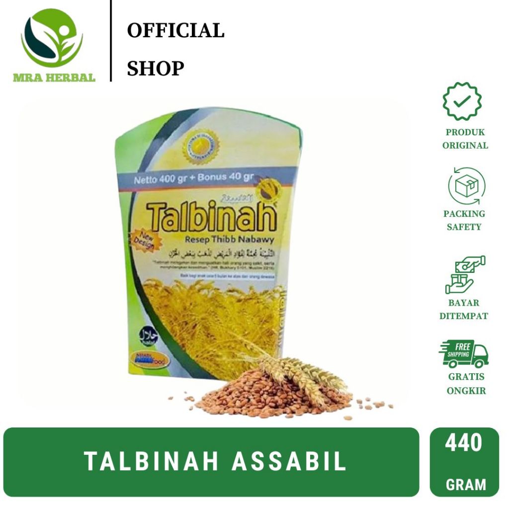 Talbinah Bubur Tepung Gandum | Talbinah Assabil 440 Gr