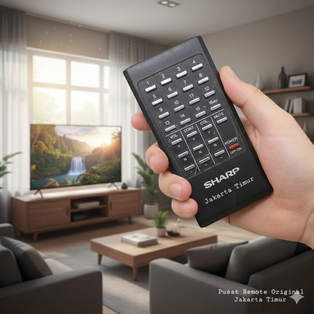 REMOTE REMOT TV SHARP TABUNG TIPE LAMA ORIGINAL