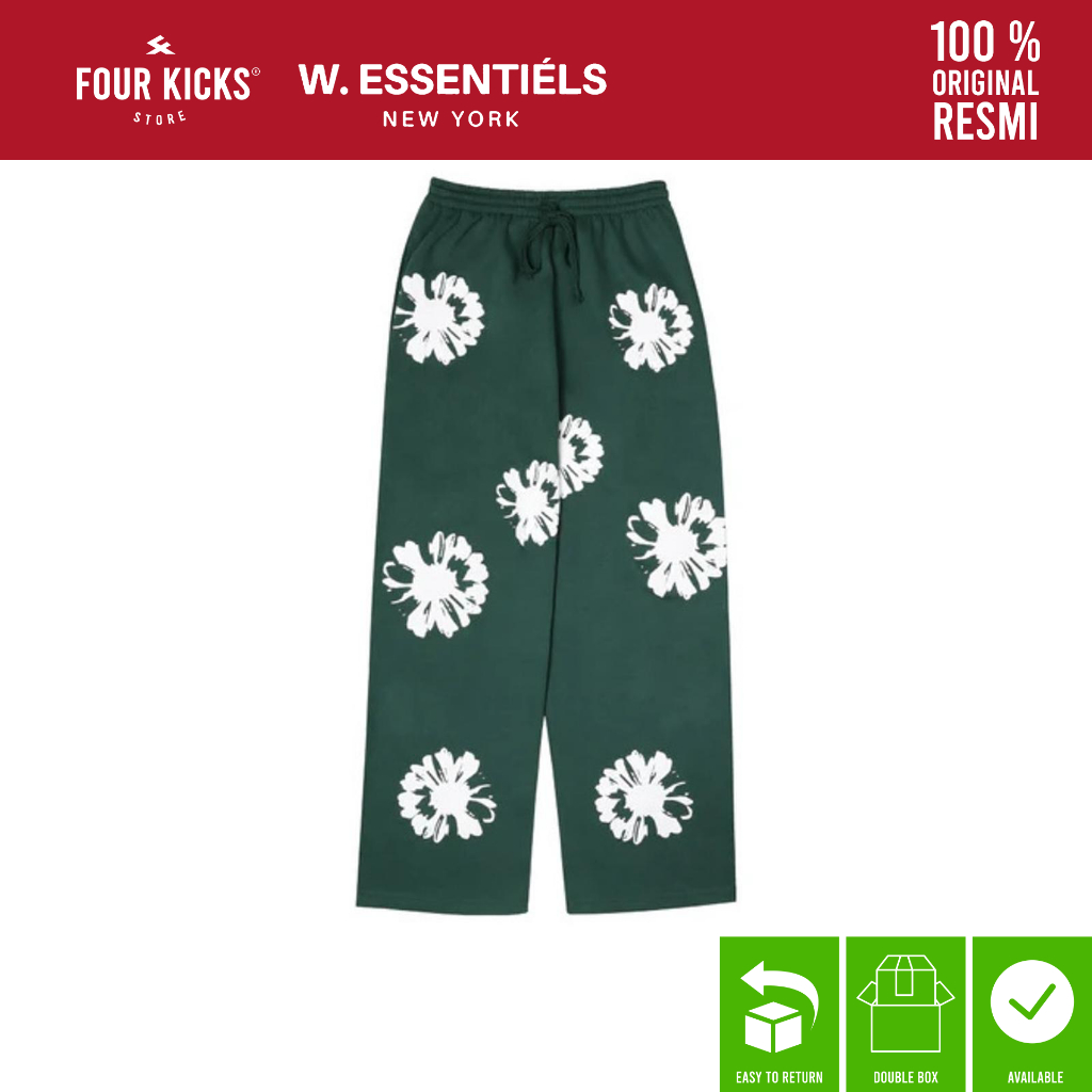 W Essentiels Pants Valensole Forest Green - 100% ORIGINAL RESMI