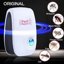 [ASLI ORIGINAL]Alat Pengusir Serangga Nyamuk Tikus Lalat Kecoak Pest Reject Ultra Ultrasonic Anti Ha
