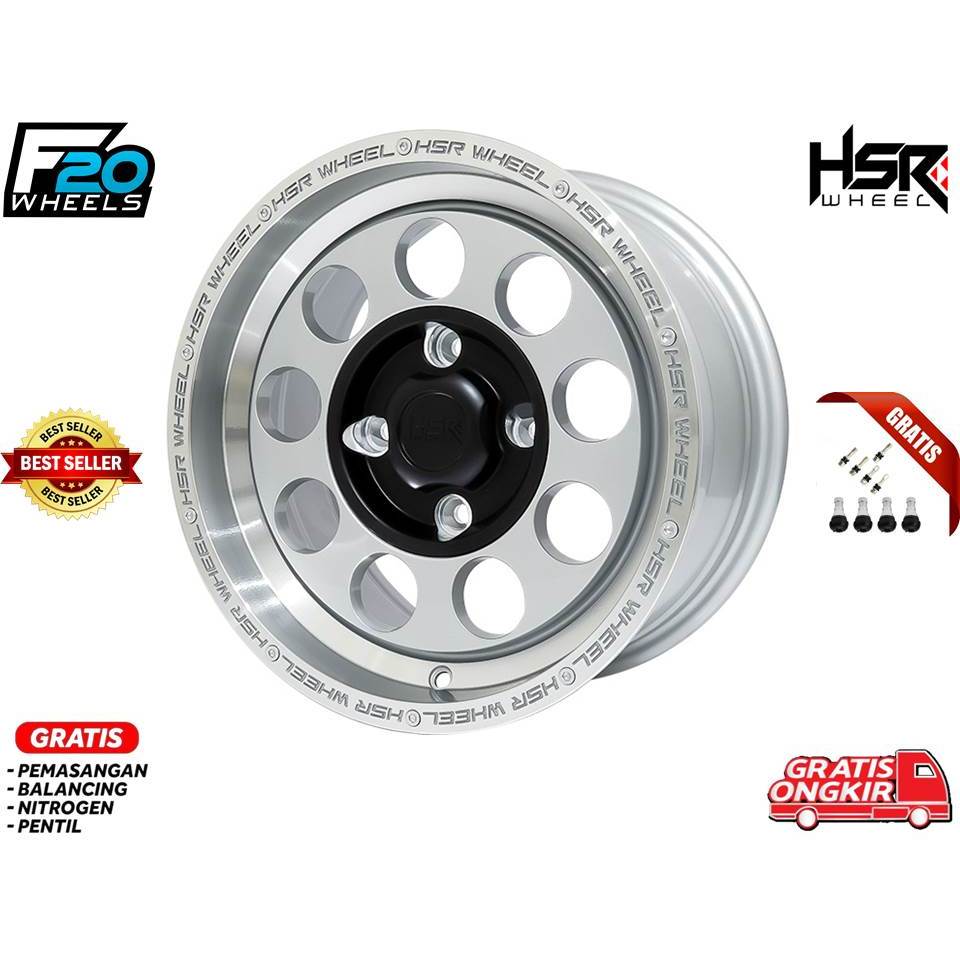 VELG OFFROAD RING 14 MEREK HSR WHEEL DUFFY COCOK UNTUK AVANZA XENIA KIJANG DLL