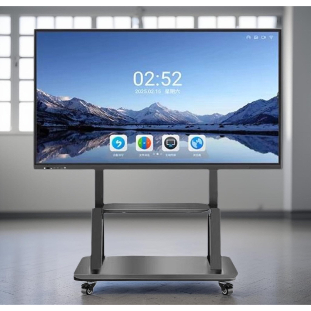 interactive Smartboard 86 inch 4K touchscreen dual OS android/windows