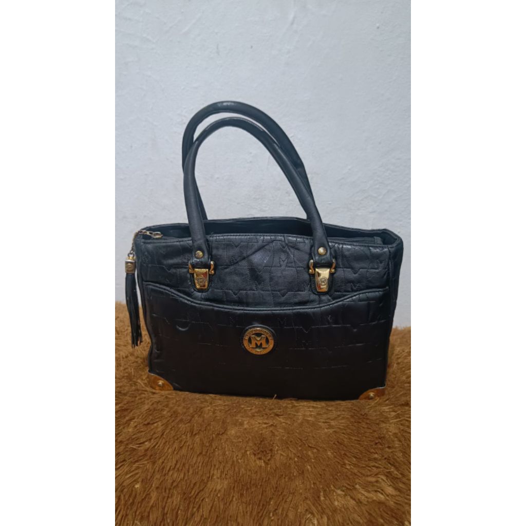 Tote Bag Hand Bag Metrocity Metro City Hitam
