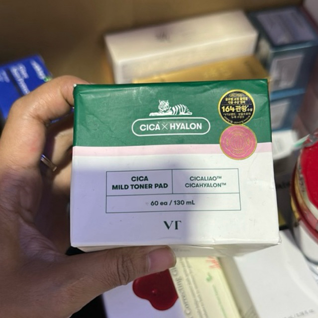 VT Cosmetics Cica Mild Toner Pad 60 lembar/130ml