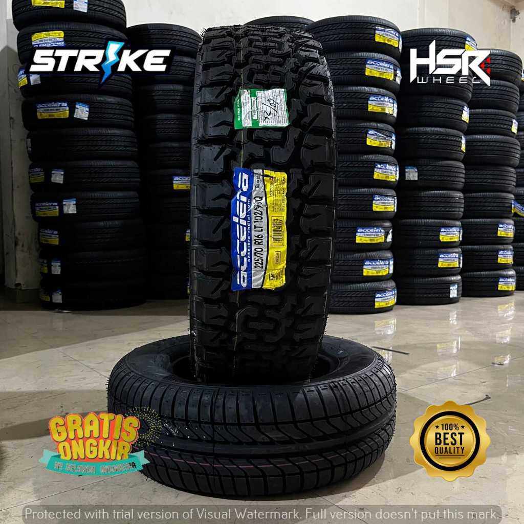 BAN SEMI OFFROAD ACCELERA OMIKRON CT 225 70 R16 KUAT DAN AWET BUAT Pajero Sport, X-Trail,CR-V