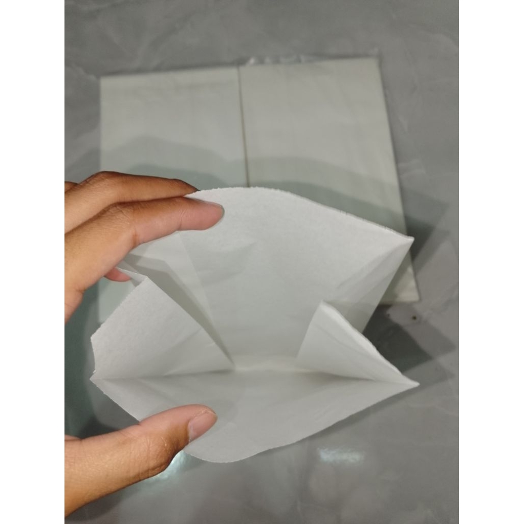 25pcs PAPER BAG PUTIH / KANTONG MAKANAN KENTANG GORENG
