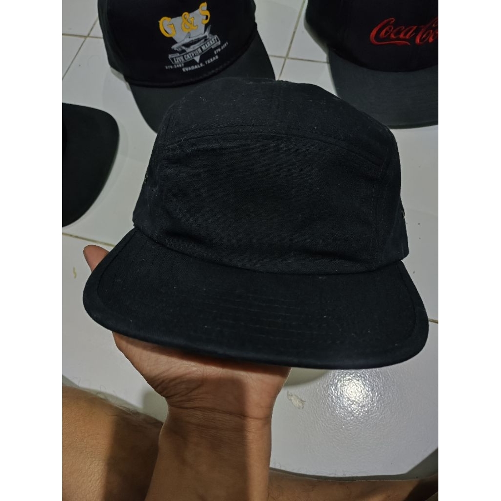 Carhartt 5 panel Topi Carhartt polos bahan kanvas