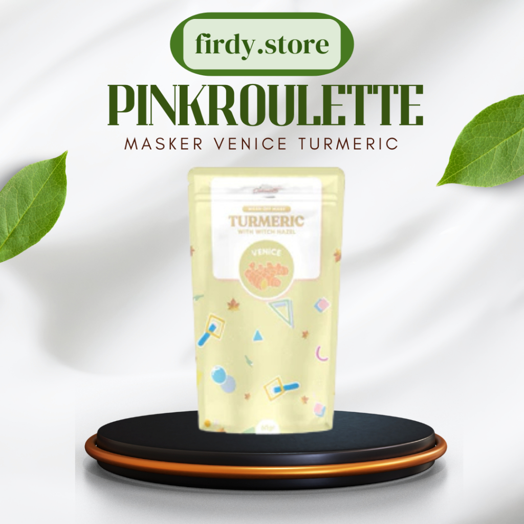 Pinkroulette Venice Turmeric 60gr Masker Organic Facemask