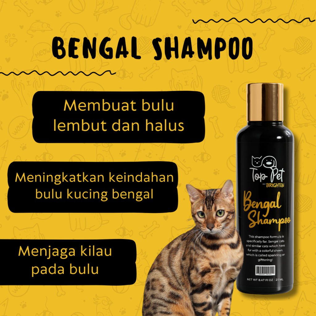 Top Pet BENGAL Shampoo | Shampoo Kucing Bengal | by Brighten