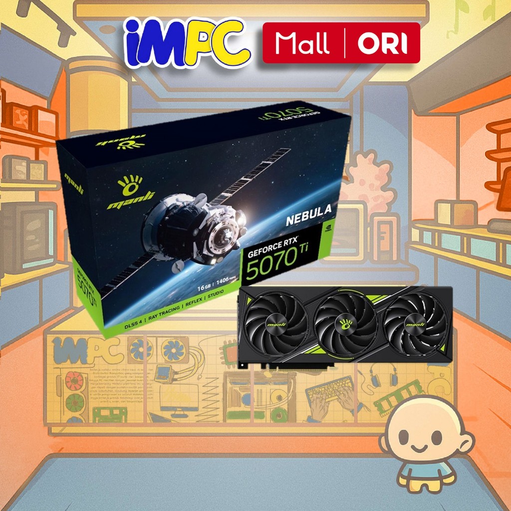 MANLI NEBULA GEFORCE RTX 5070 TI / RTX 5070TI 16GB GDDR7