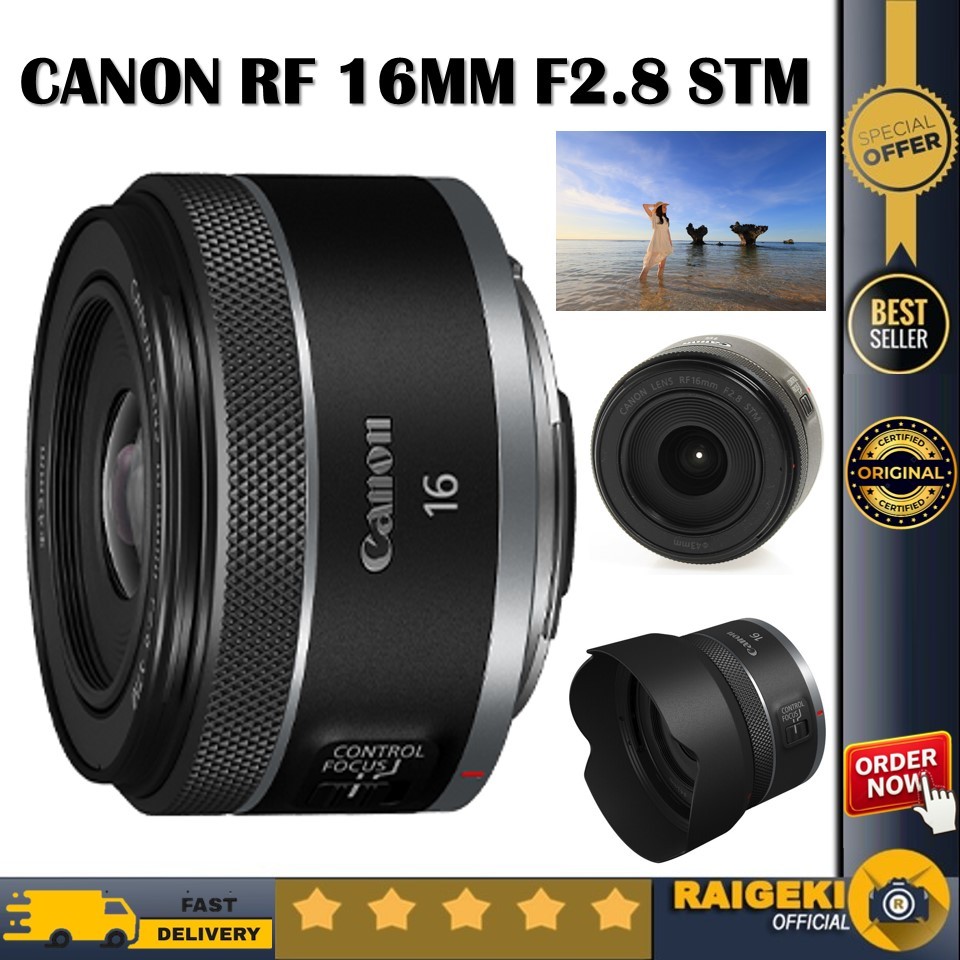 Canon RF 16mm f2.8 STM Fullframe Canon RF16mm 16 mm f/2.8 STM Garansi Distributor