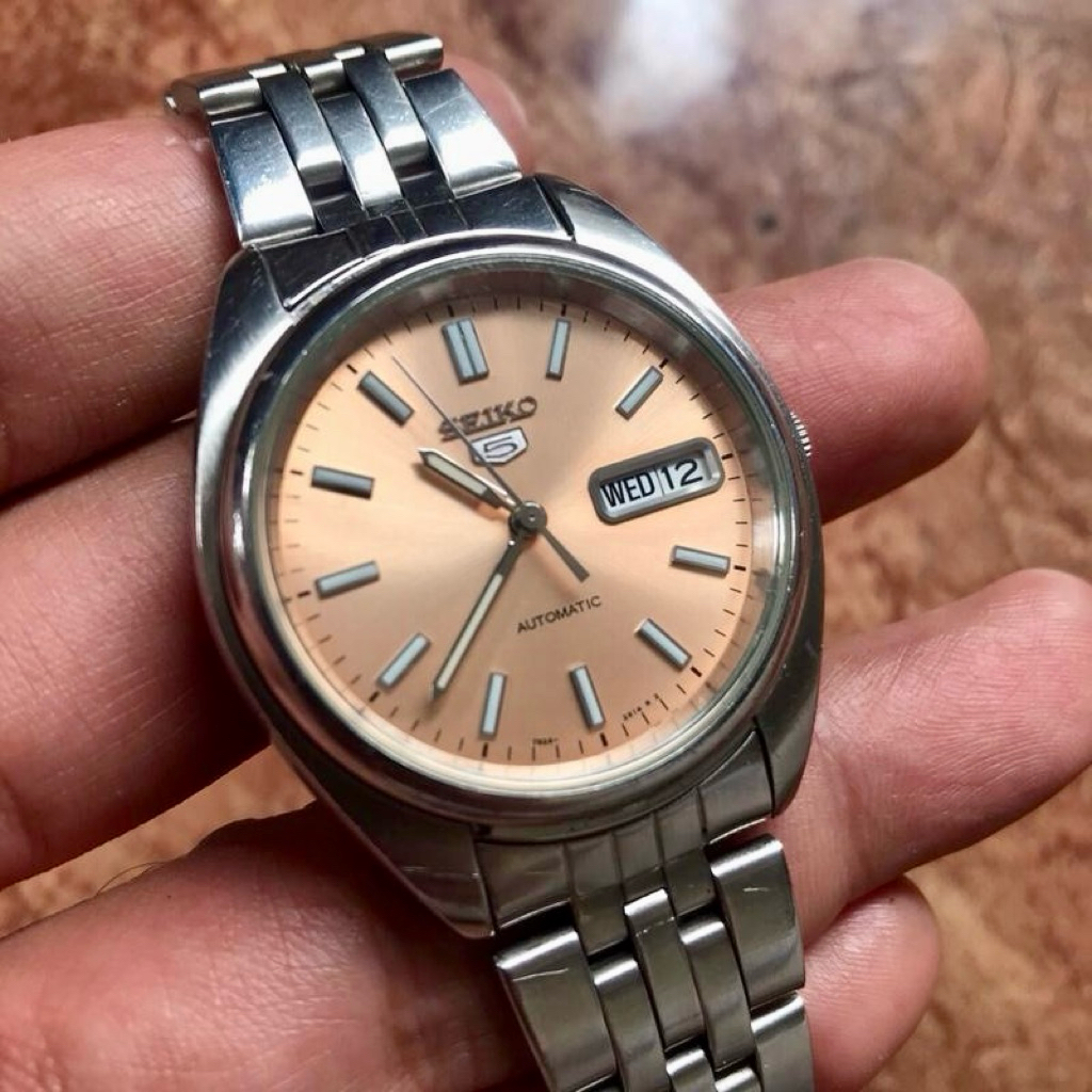 Seiko snxa11 SNXA11  Salmon Dial Automatic (7S26-0430) ultra rare