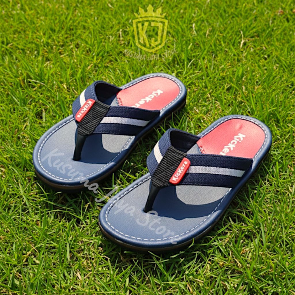 Sandal anak laki laki japit Kickers