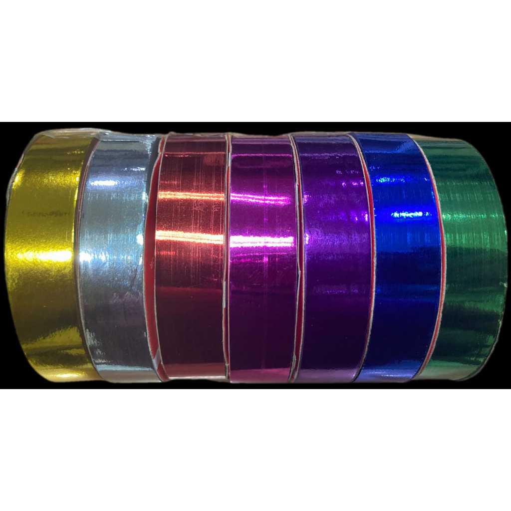 Pita Kado Metalik Polos ¾ inch Pita Jepang Metalik Polos ¾ inch