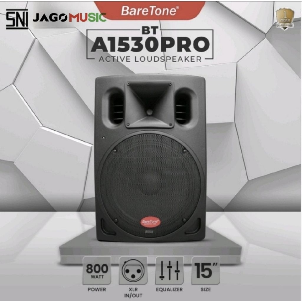 Baretone Speaker Aktif BT A1530PRO 15inch Speaker Baretone BTA 1530PRO 1set