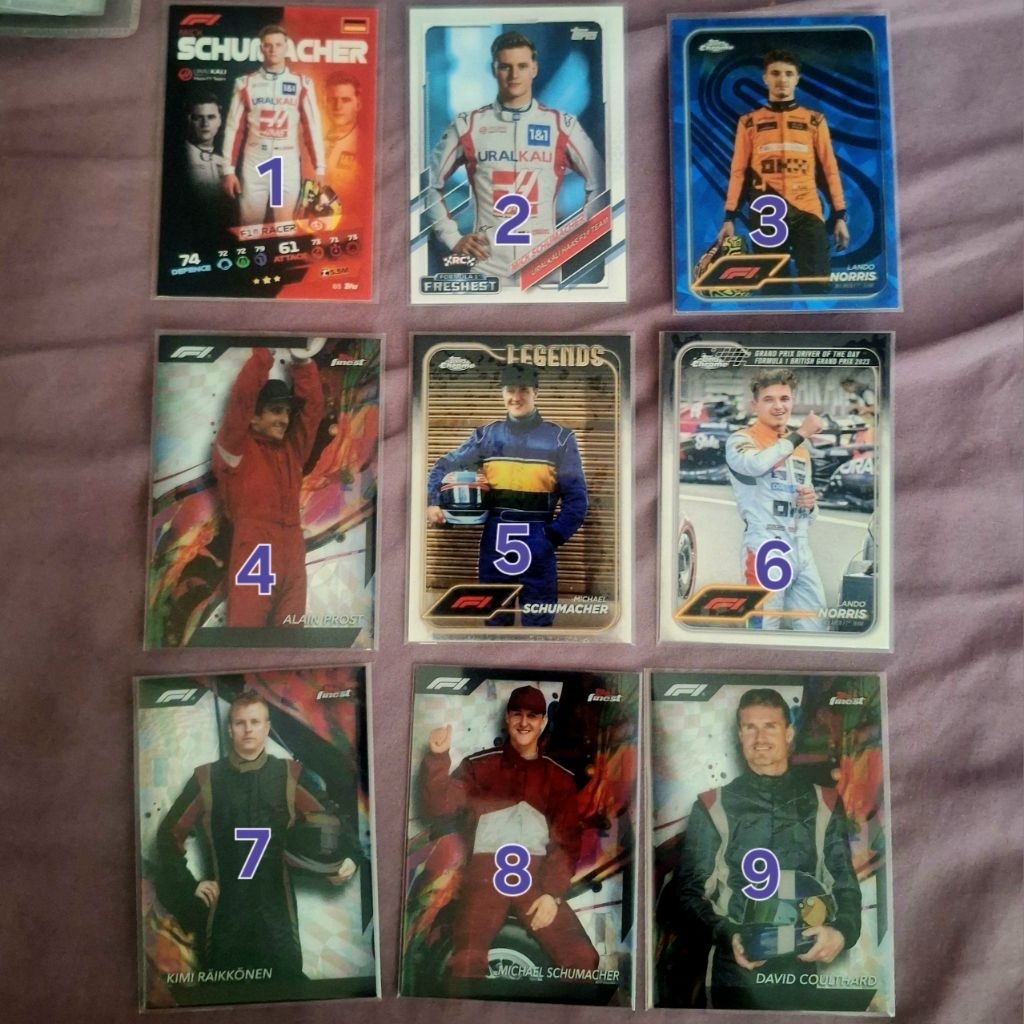 F1 Topps Chrome 2024 Topps Finest 2024 Turbo Attax 2021