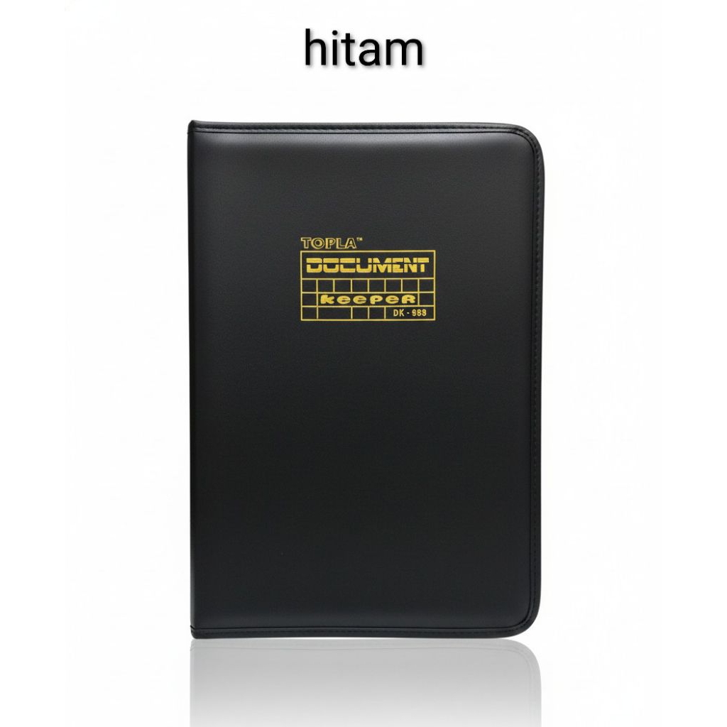 Dokumen Map Dokumen Keeper Resleting 20 Lembar anti air Kulit / Map Document Keeper F4 (folio)