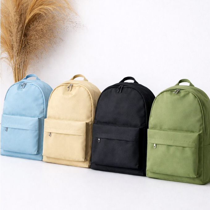 Tas Sekolah Anak Ransel D300 Kuat & Ringan | Backpack Sekolah SD SMP Warna Navy Hitam Biru