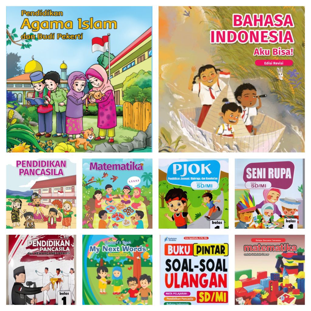 Buku Pelajaran kelas 1 SD/MI Kurikulum Merdeka