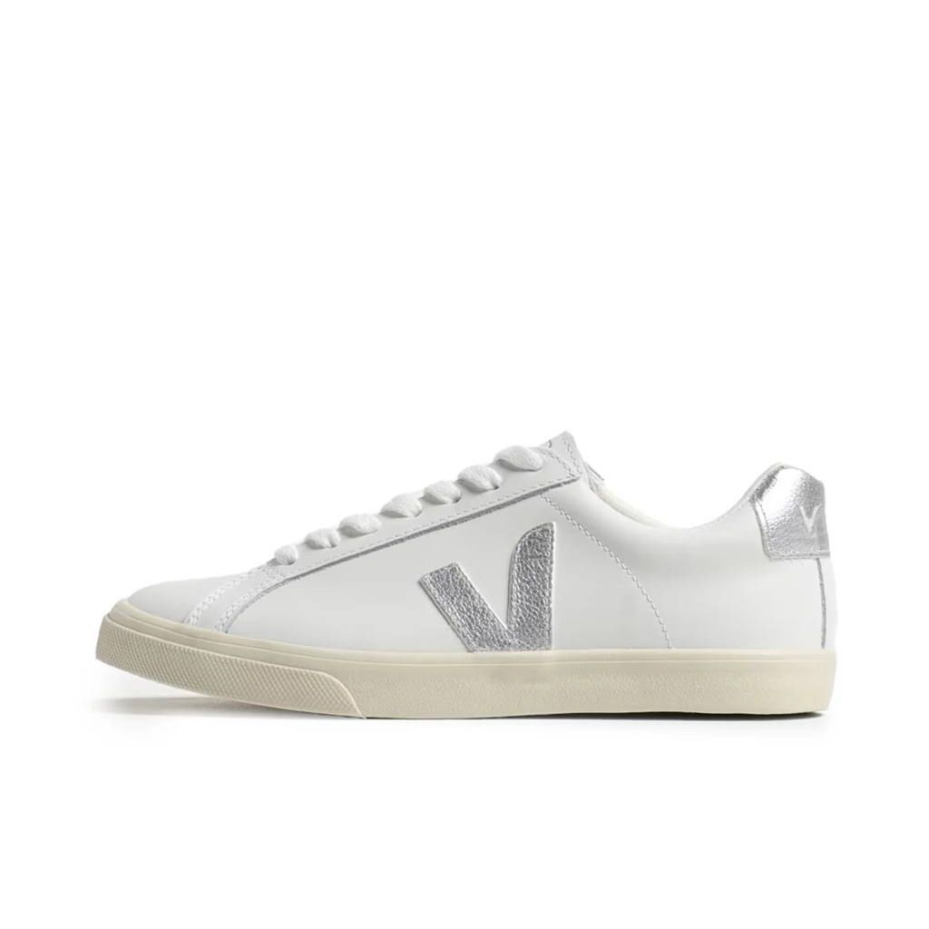 Veja Esplar Leather White Silver