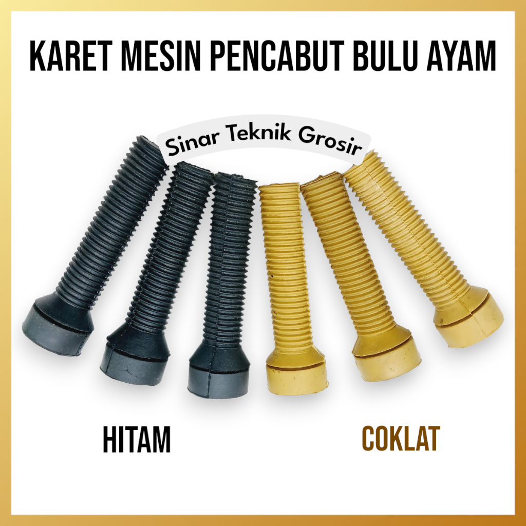 KARET MESIN PENCABUT BULU AYAM / PLUCKER / KARET CABUT BULU AYAM / KARET BULU AYAM