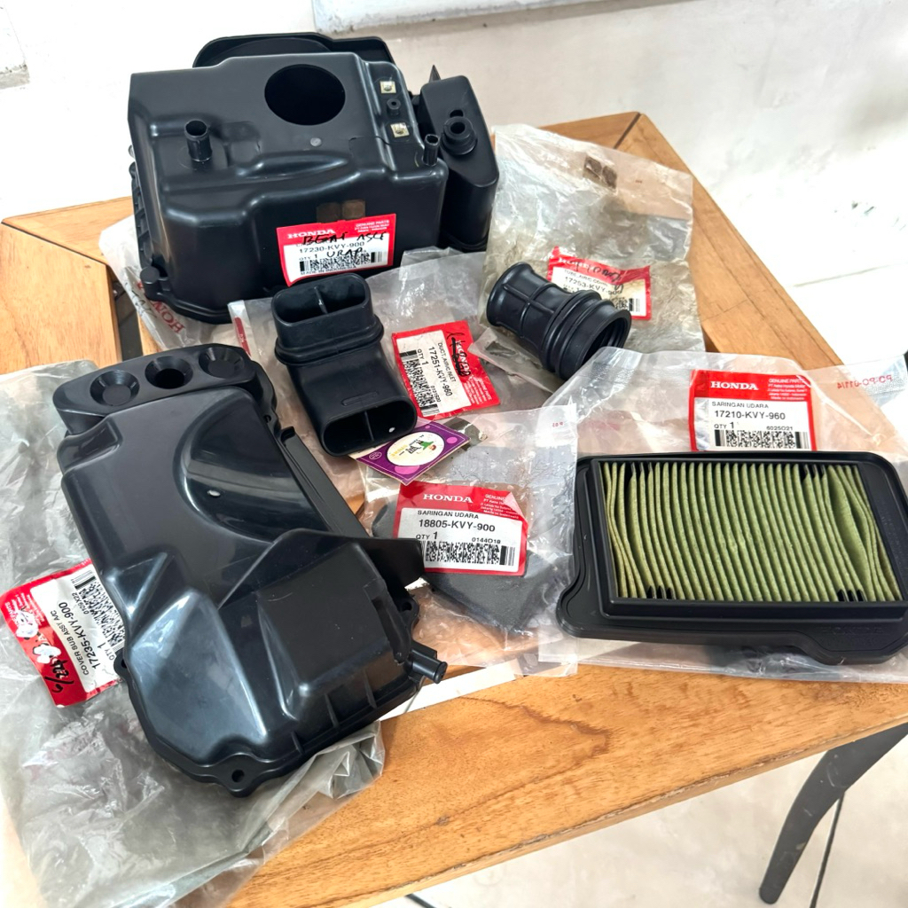 Box Tutup Cover Filter Fullset Beat Karbu Scoopy Karbu Original AHM