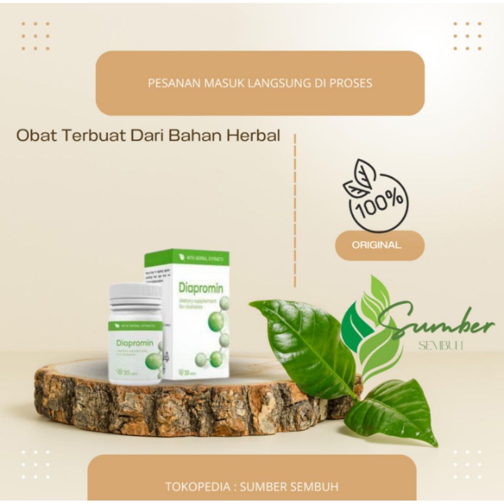 DIAPROMIN obat yang diresepkan untuk pasien diabetes.