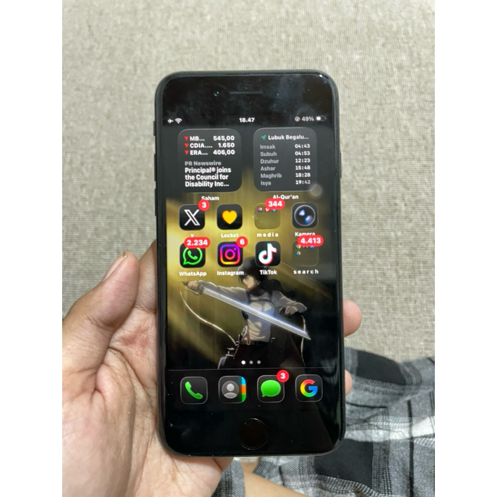 iPhone SE 2020 256GB | Second Mulus | Fullset