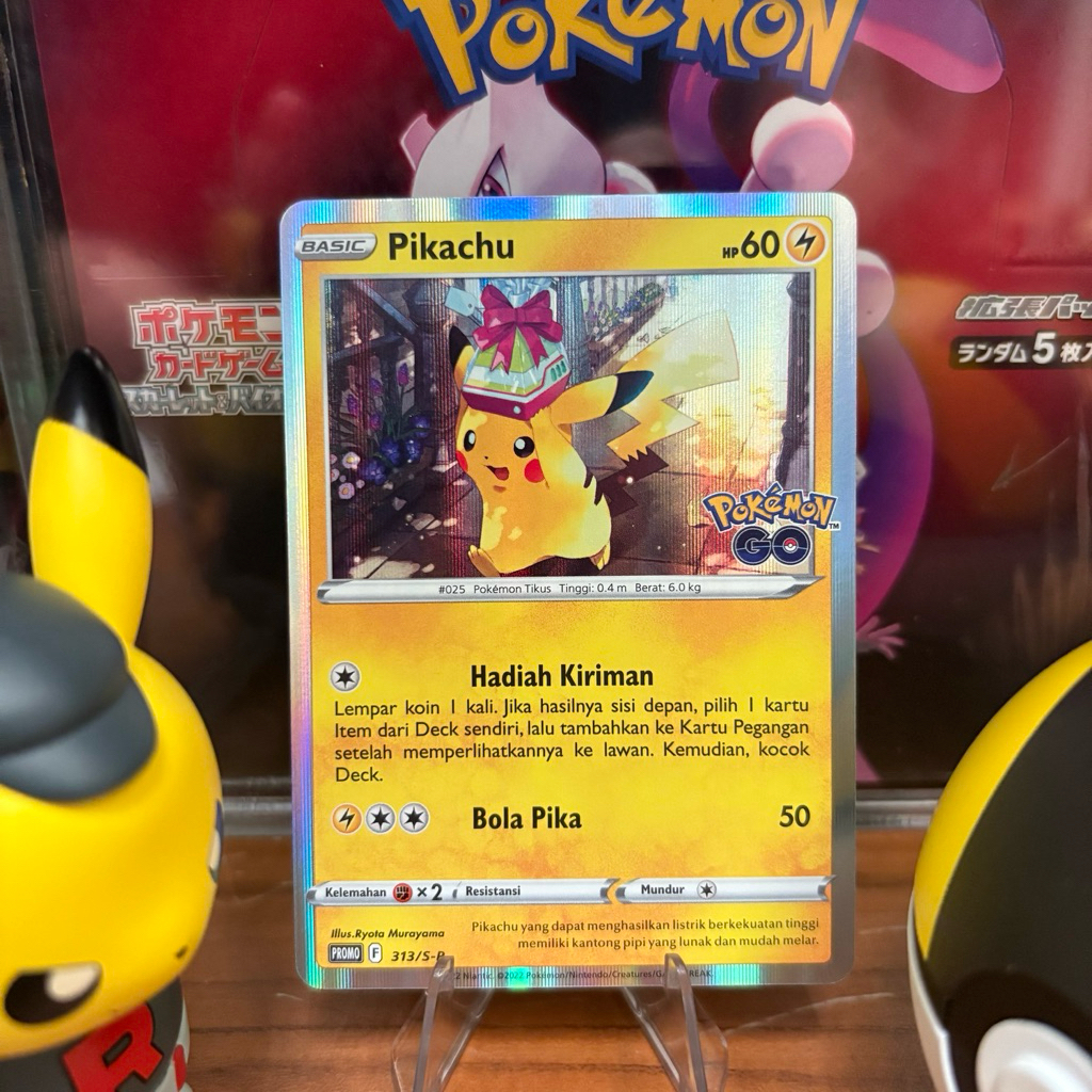 Pikachu Promo 315/S-P IND - Pokemon Go - Pokemon TCG