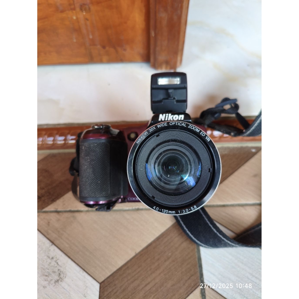 kamera DSLR nikon coolpix L820 second bahan