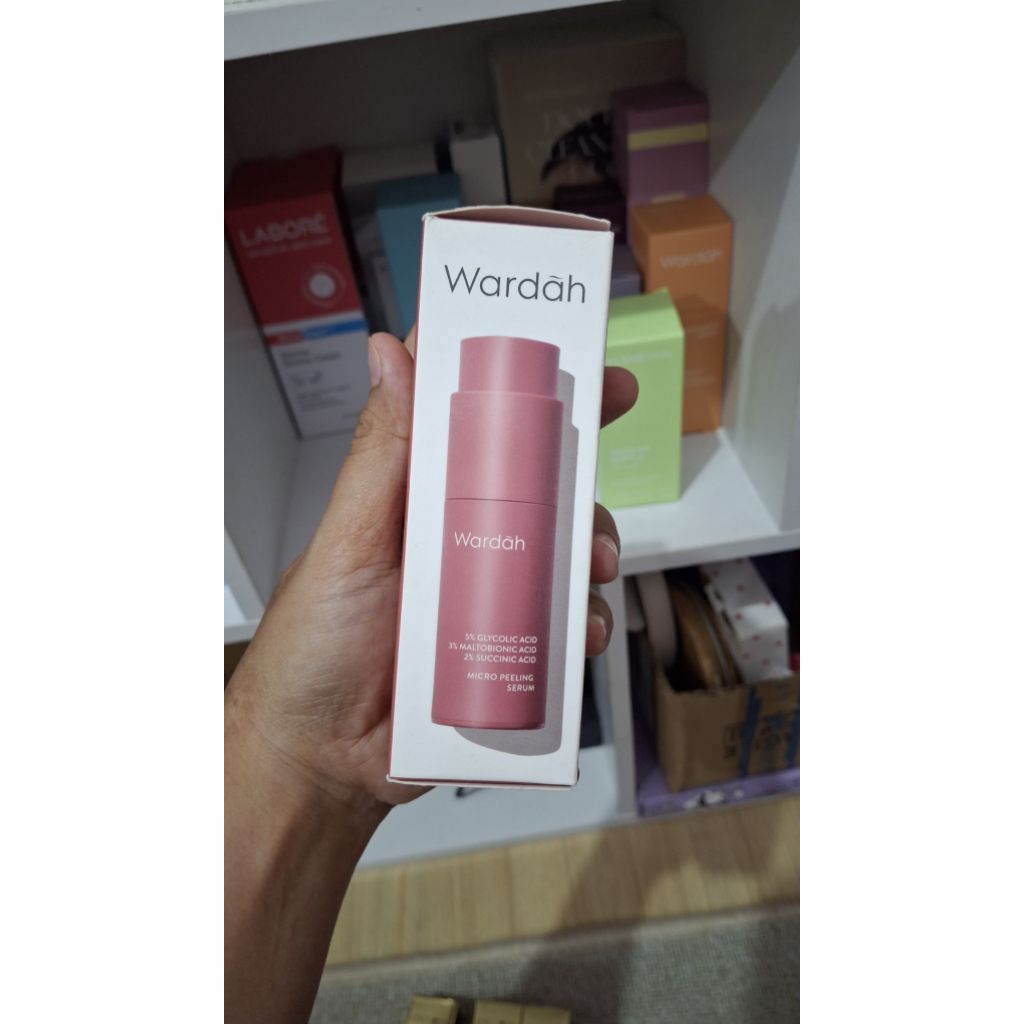 wardah micro peeling serum