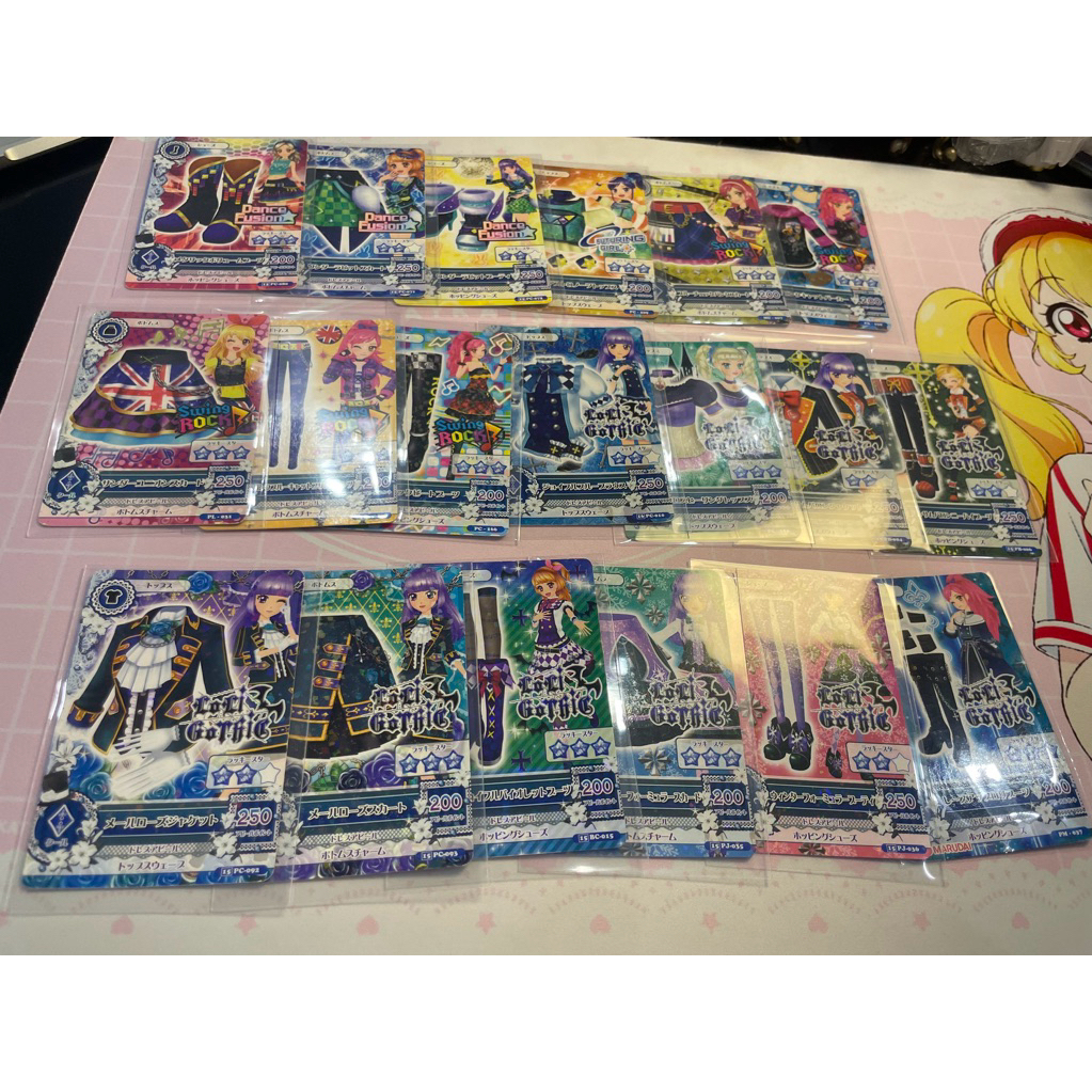 Aikatsu Promo Branded Cards Kartu Akari Sumire aoi Seira Ichigo Yurika Hinaki Rin Dance fushion Futu