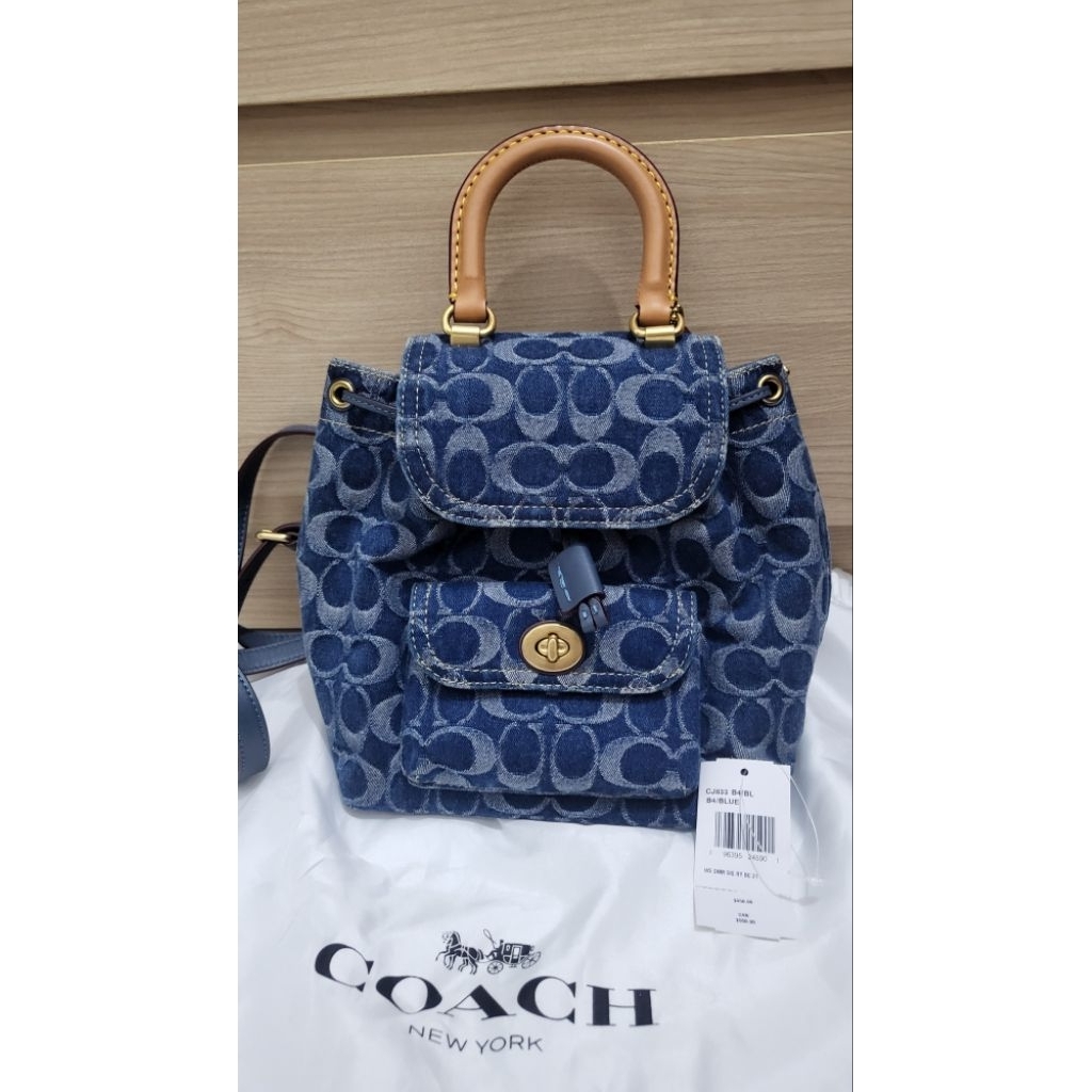 Coach ransel denim