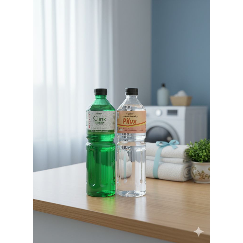 Paket Serbaguna || Parfum Laundry Pilux + Sabun Cuci Piring Clink