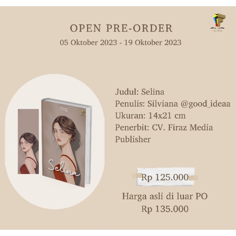 Novel "Selina" by: Silviana @good_ideaa