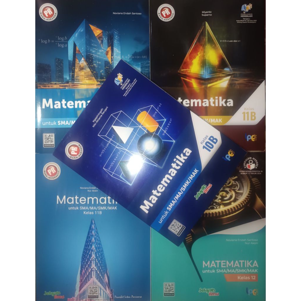 Buku lks/pr kurmer Matematika kelas 10,kelas 11,kelas 12,semester 1 dan semester 2 tahun 2025/2026