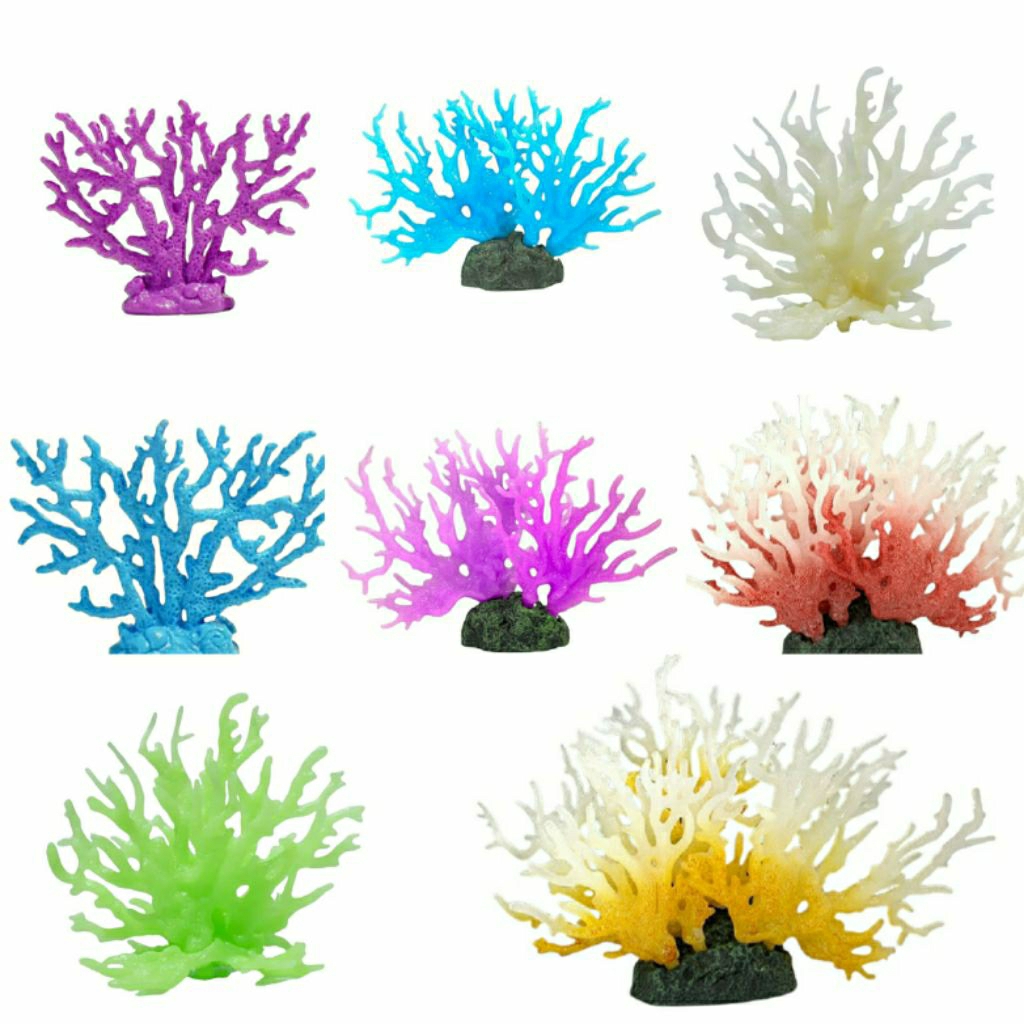 Karang Buatan dekorasi hiasan aquarium, ornamen aquascape