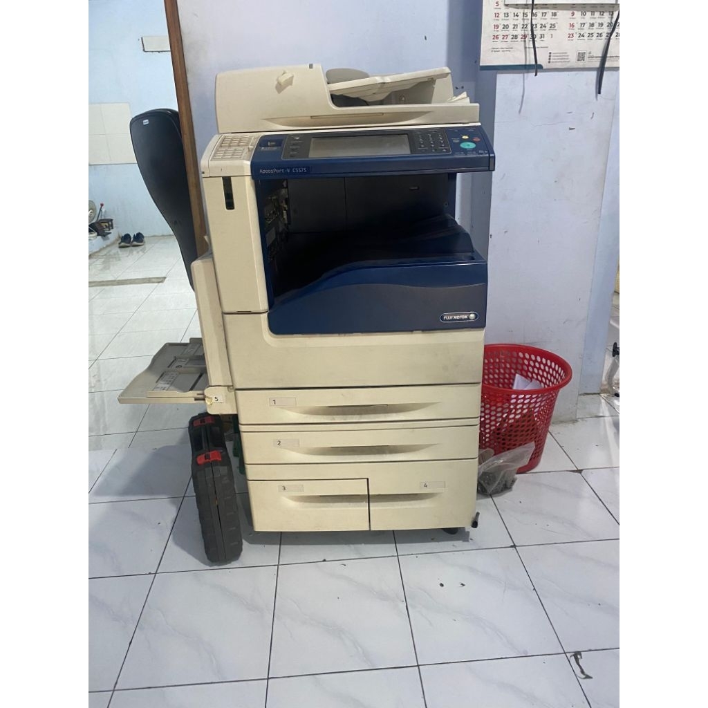 Fuji xerox Apeosport V 5575 mesin exs lokal. bisa Cetak A3+ stiker, ivory, Art paper, hvs dll