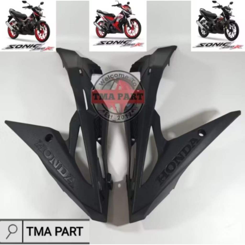 Cover R L under sambungan sayap bawah sonic RS 150 bagian kanan kiri K56