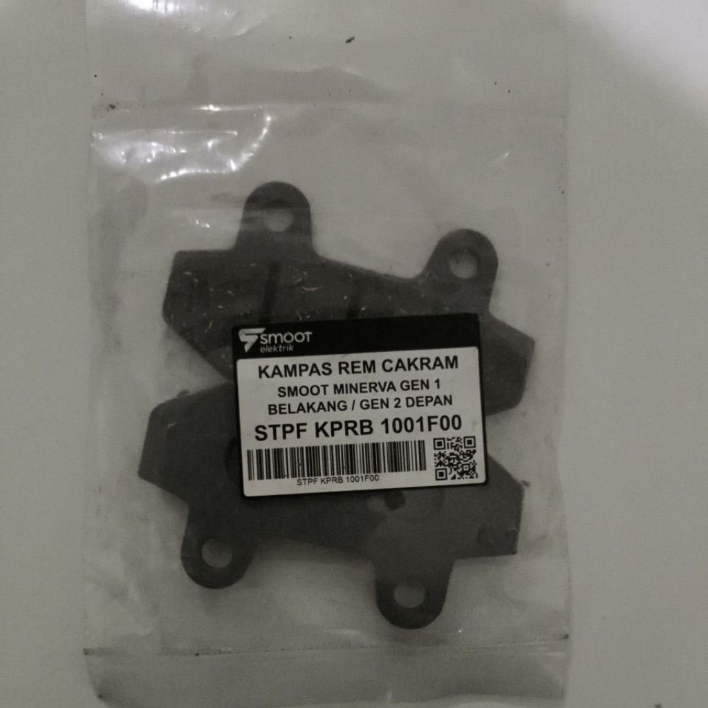 Kampas Rem Belakang Smoot Tempur Gen 2/Depan Smoot Tempur Facelift Produk Genuin Part