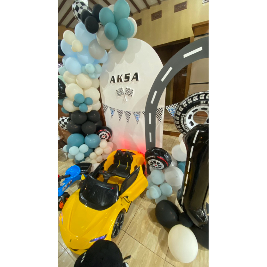 paket hampers ultah anak 1 tahun laki laki+mobil aki