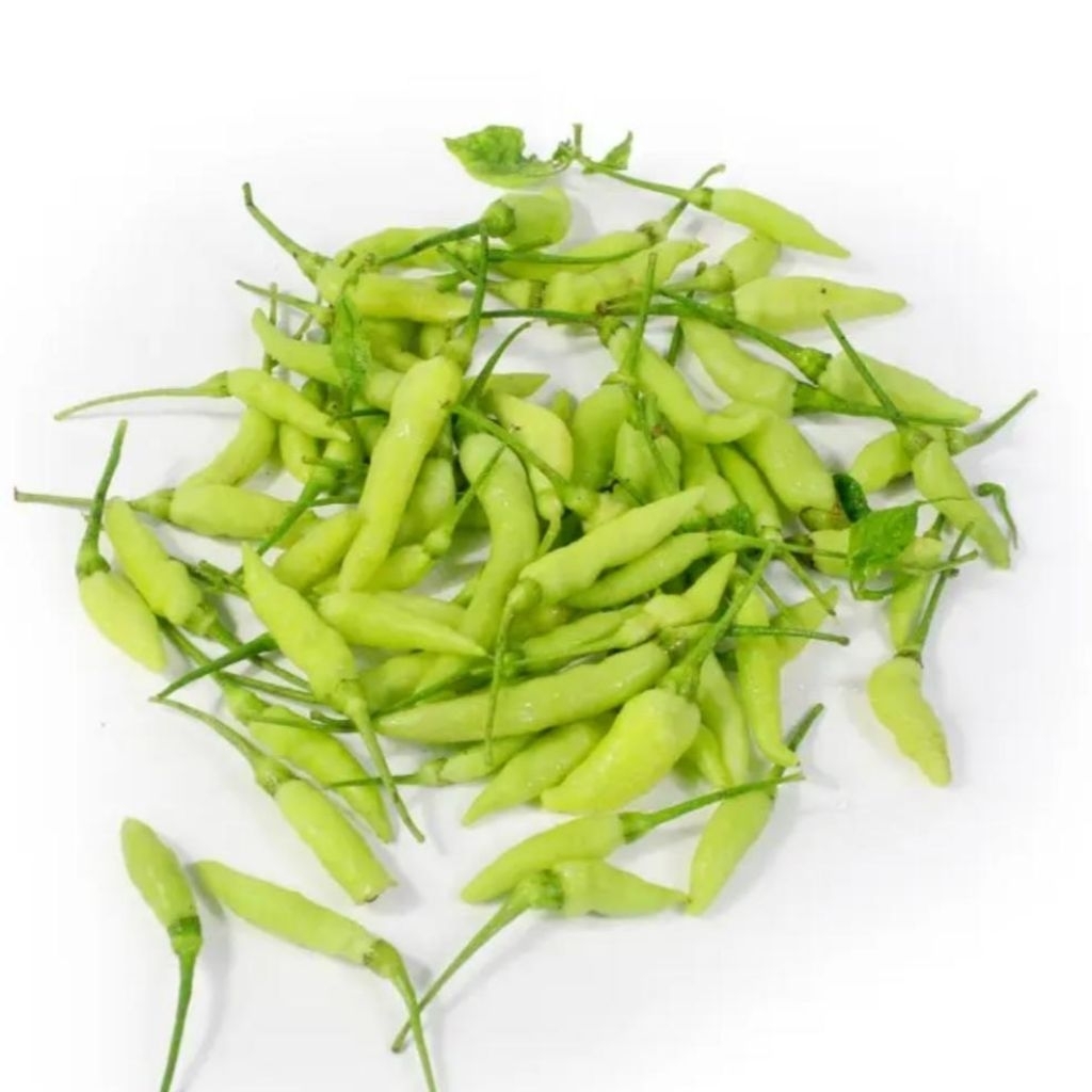 Lombok Cabe Rawit Hijau Segar - Lombok Cabe Muda Hijau - Pasar Makassar