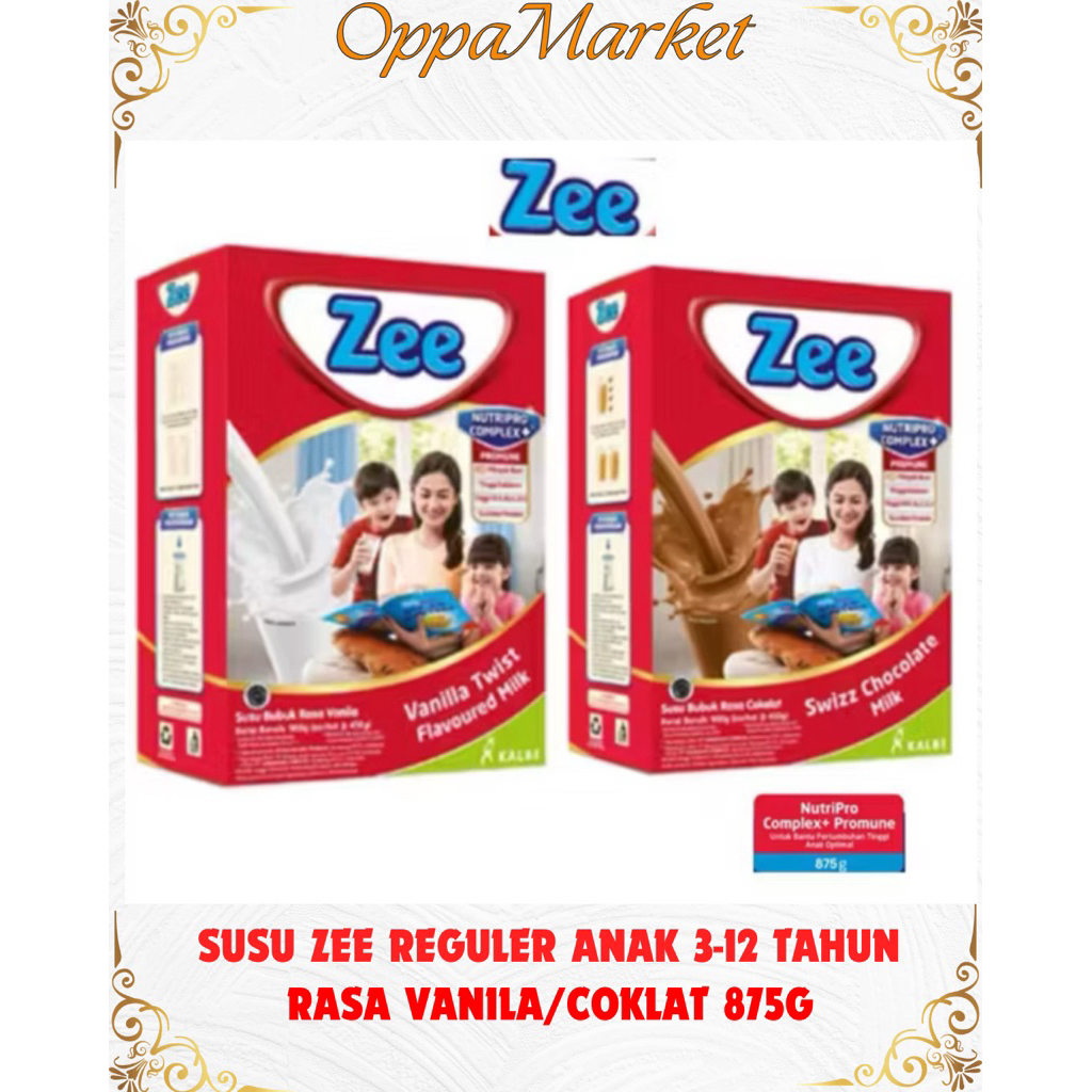 Zee Reguler Susu Pertumbuhan Anak 3-12 Tahun 875G