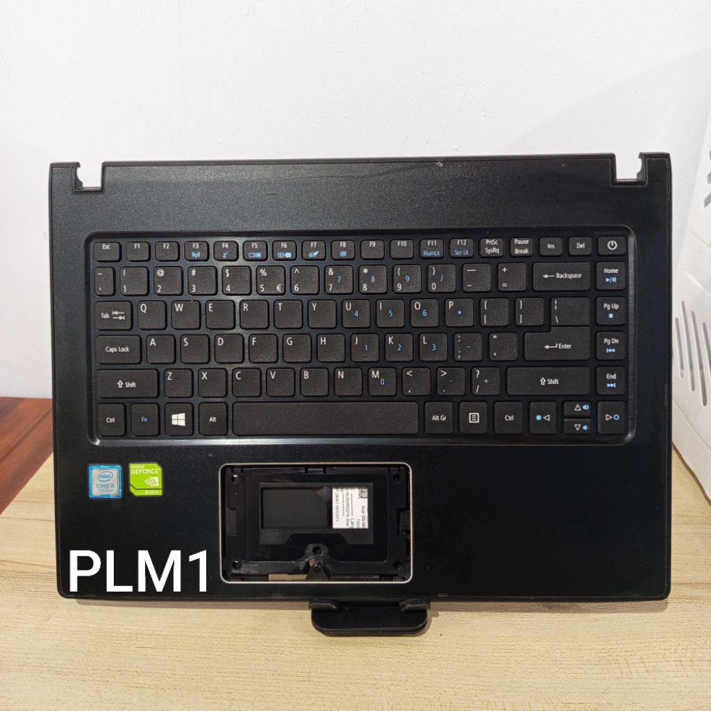 [ HITAM ] Palmrest Acer E5-475 E5-475G E5-476 E5-476G P249 Normal Tested Seken Original [ frame cove