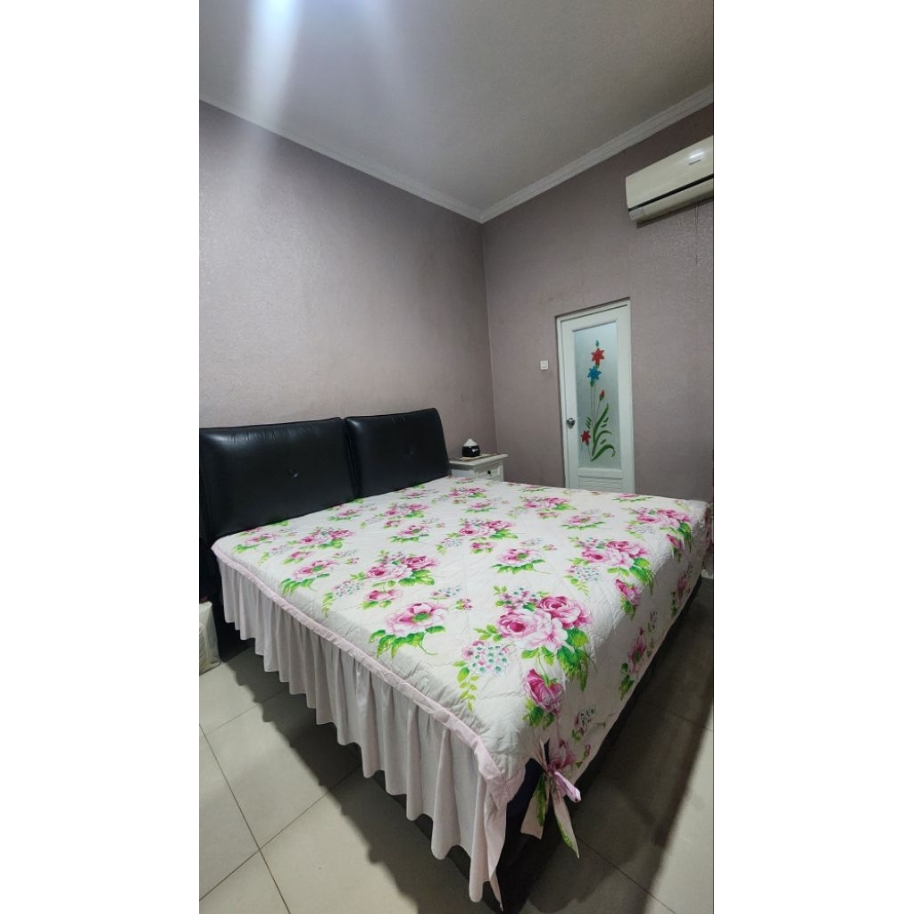 Sprei rumbai shabby berdacron quilting