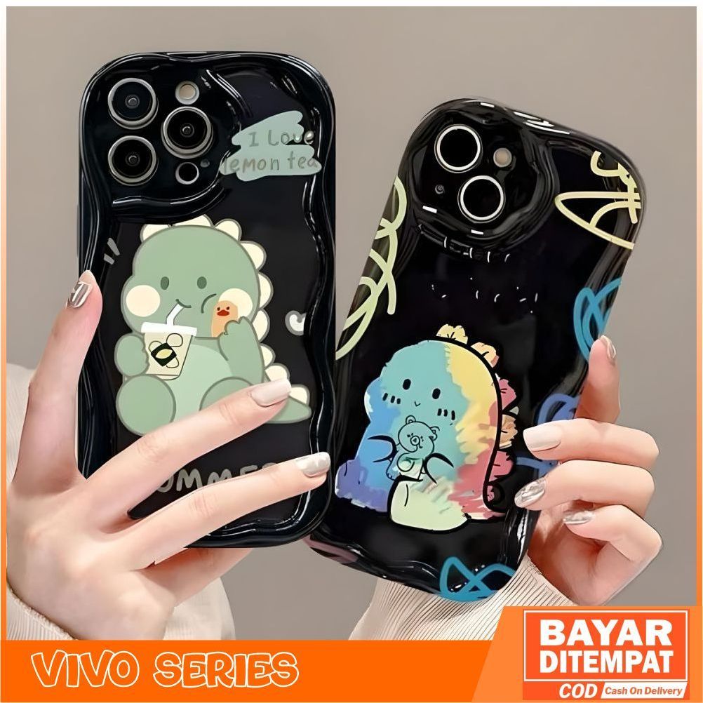 Case Vivo Y21 Y21S Y21T Y33S Y33T Y12 Y12A Y12S Y15 Y17 Y20 Y20S Y30 Y30i Y50 Casing Cute Couple Din