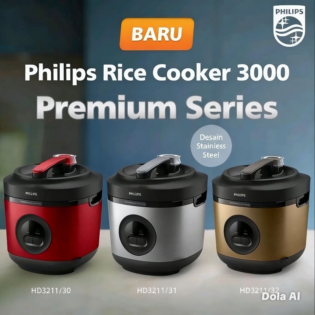 Philips Rice Cooker 2 Liter HD 3211